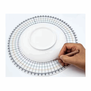 Plantilla circular divisora para cerámica